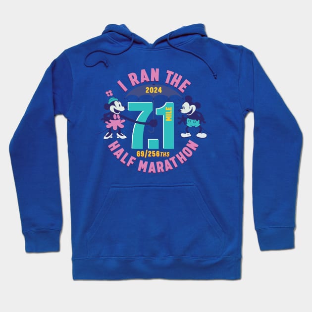 I Ran the WDW 7.1 Mile Half Marathon Hoodie by GoAwayGreen